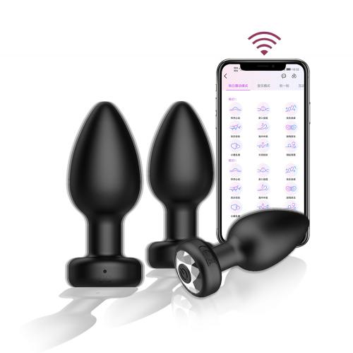App Remote Control Vibrating Butt Plug Silicone Anal Vibrator Prostate Massager