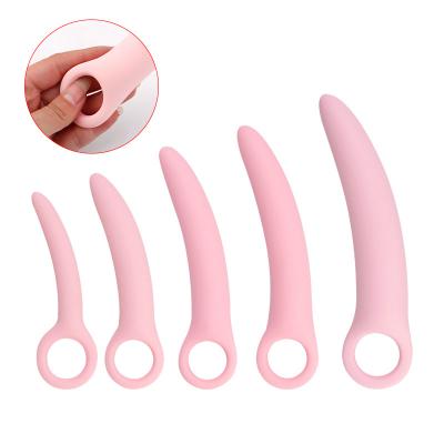 Erotic Anus Masturbator Dilator Expander Prostate Massager Silicone Anal Butt Plug  For Men Women Couple