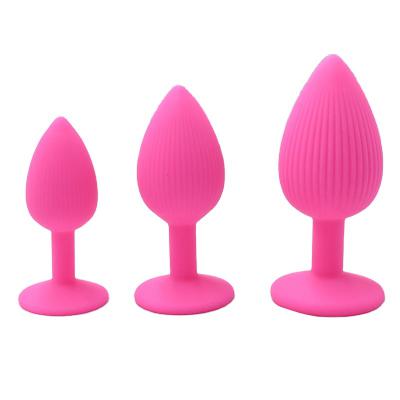 Male And Female Prostate Massage Training Device  Silicone Anal Butt Plug