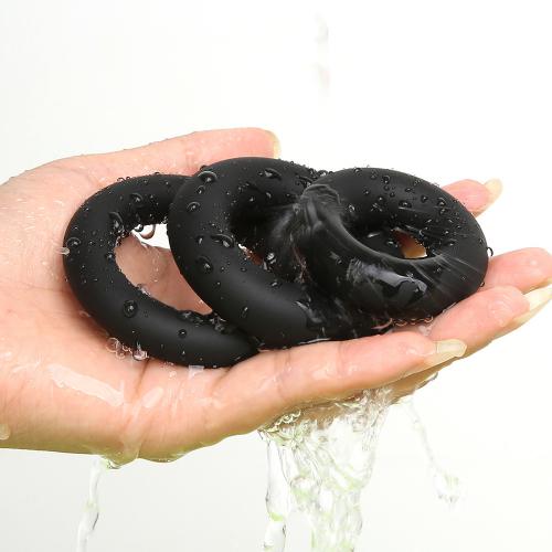 Cheap Price   Sexy Liquid Silicone Male Penis Cock Ring For Man