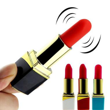 China Wholesale Mini Rechargeable 10 Speed Female Lipstick Vibrator Usb Powered   For Masturbation