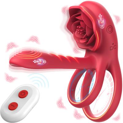 Clitoral Stimulator Male  Vibrating Penis Rings Silicone Vibrator Cock Ring For Men
