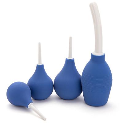 Enema Cleaning Vagina Anal Cleaner Douche Bulb Design Medical Rubber Health Hygiene Tool  For Woman Man