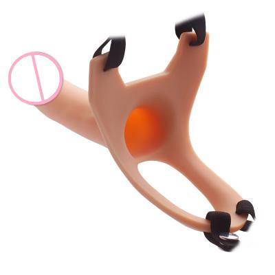 Factory Price 6.7 Inch Realistic Silicone Wearable Strap On Penis Dildo For Men
