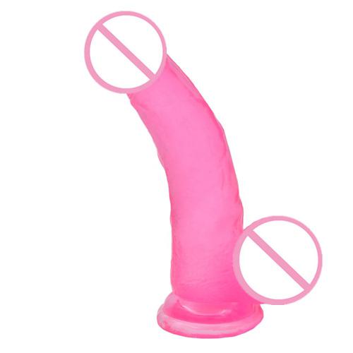 Female Masturbation Women Vagina Anal  G-spot Crystal Penis Dildo
