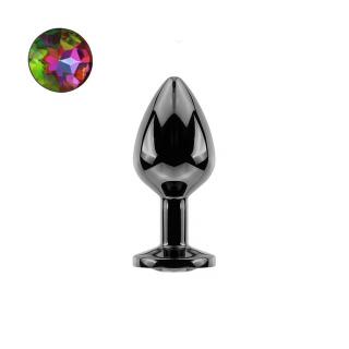 Fetish   S Size  Gunmetal Crystal Jewelry Metal Anal Butt Plug Sexy