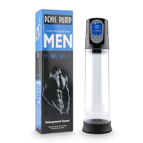 Lcd Automatic Penis Enlargement Enhancer Enlarger Device Vacuum Pump  For Men
