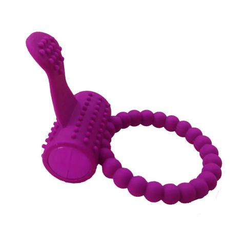 Male Delay Ejaculation Clit Lock Vibrator Cock Rings Vibrating Penis Ring  For Men