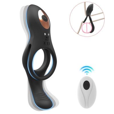 Penis Ring Rose  Vibrator Lock Rings Nipple Clitoris Stimulator Vibrators  For Couple