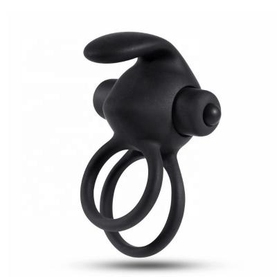 Rabbit Vibrator Bullet Vibrating Penis Ring Dual Cock Rings For Men Erotic