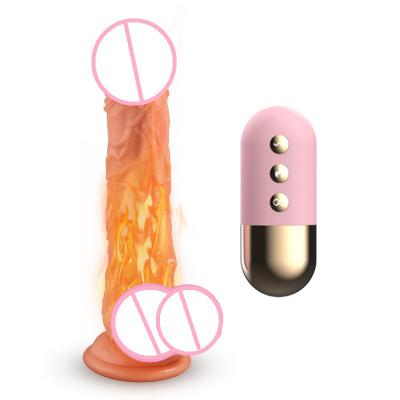 Real Skin Feeling Female Masturbator Silicone Thrusting Dildos Dildo Vibrator For Women