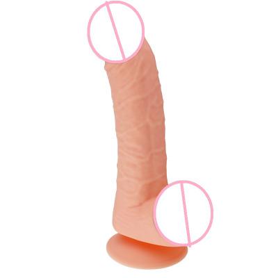 Realistic 7 Inch Powerful Suction Cup Silicone Big Penis Dildo Dildos  For Women Men