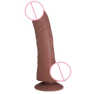 Realistic Feeling Soft Penis Sexy Dildo With Suction Cup Vaginal Massage Female Masturbator   For Woman
