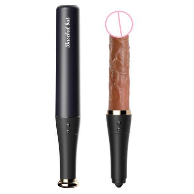Realistic Penis  Female Vaginal Masturbator Heating Tongue Licking Telescopic Dildo Vibrator For Women