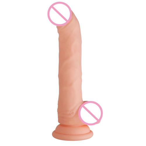 Realistic Rechargeable Free Big Vibrating Rotation Dildo Vibrator Woman