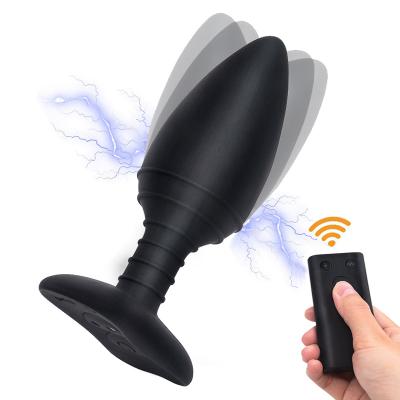 Remote Control Electro Shock Anal Plug Butt Prostate Massager For Men Electric Stimulator Anus Dilator Masturbator