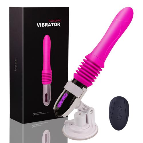 Remote Control Telescopic Automatic Up Down Dildo Vibrator Sex Machine Massager  For Women