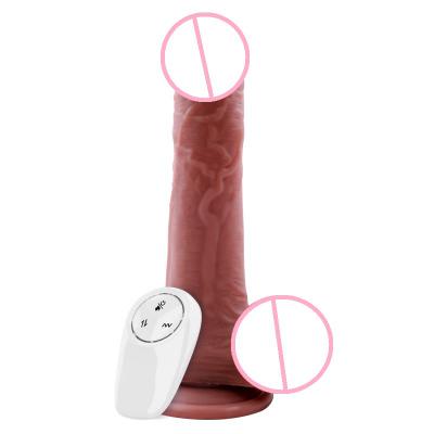 Remote Control Vibrator Dildo Telescopic Big Penis  For Women G-spot Female Masturbation