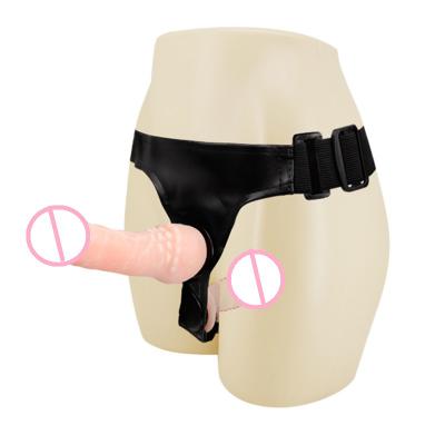 Sex Wearable Strap On Dildo Female Lesbian Vagina Pussy Masturbation Skin Realistic Double Dildos Panties  Woman