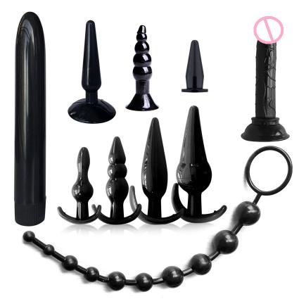 Silicone Anal Butt Plug Dildo Vibrator Prostate Massager Bead Masturbator Women Men Couple