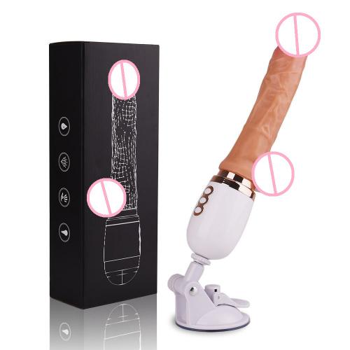 Thrusting Dildo G Spot Vibrator With Suction Cup Women Masturbation Automatic Sex Machine