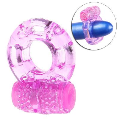 Wholesale Rubber Pussy  Male Vibrating Delay Ejaculation Penis Rings Vibrator Cock Ring For Men