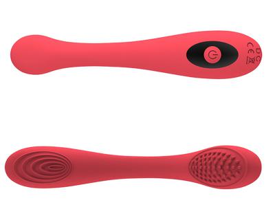 Women's 9-function Digital Display Vibrator Realistic G-spot Finger & Clitoral Stimulator Dildo Type