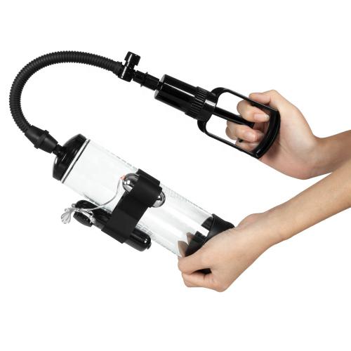 Z-grip Vibrating Penis Pump Male Men 8" Bigger Enlarger Enhancer Sleeve Enlargement