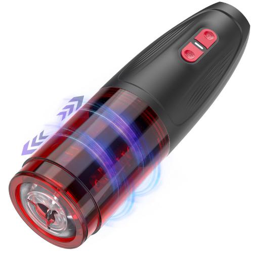10 Modes Automatic Masturbating Realistic Vagina Telescopic Pussy Thrusting Male Masturbator