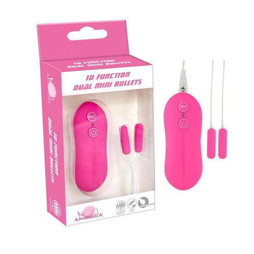 10 Speeds Dual Vibrator Eggs Sex Double Jump Egg Vibrating Bullet  For Women