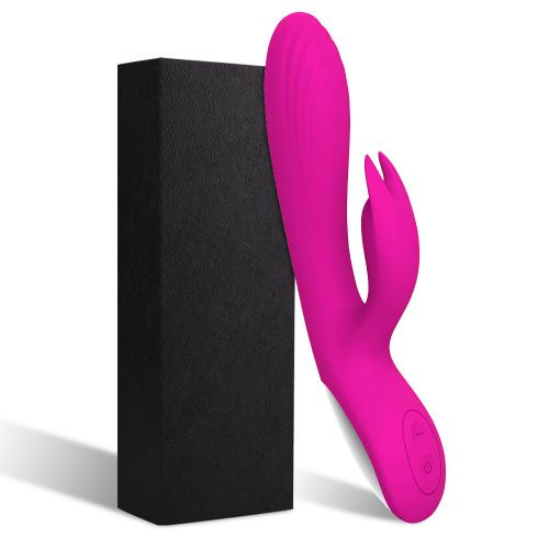 10 Speeds Female Dual Motor  G Spot Clitoris Dildo Rabbit Vibrator Women Couple