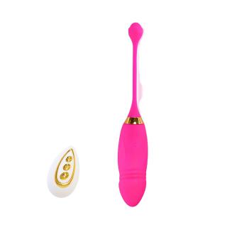 10 Speeds Jump Bullet Vibrator Vibrating Egg Silicone Wireless Remote Anal Clitoris  For Women