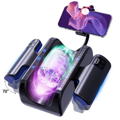12cm Thrusting High Speed Male Masturbator Machine Automatic Telescopic Vagina Masturbation  For Men