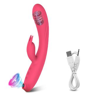3 In 1 G Spot Rabbit Vibrator For Women Clitoris Sucker Dildo Sucking Female Vacuum Stimulator