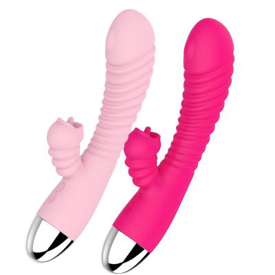 30 Modes G Spot Vaginal Tongue Licking Clitoris Stimulator Nipple Sucking Vibrator Pussy Dildo