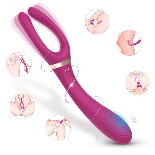 9 Frequency Three-point Vibrator Couple Clitoris Vagina   Masturbator  For Women