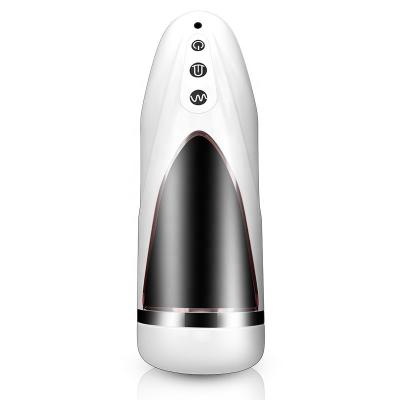 Automatic Heating Male Masturbation Cup Realistic Tongue Mouth Vagina Pussy Licking Sucking Vibrating Oral Masturbator