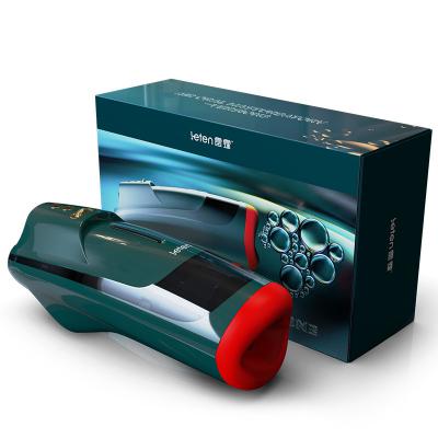Automatic Sucking Deep Throat Telescopic Sex Machine Oral Piston Male Masturbator Moaning Heating  For Men