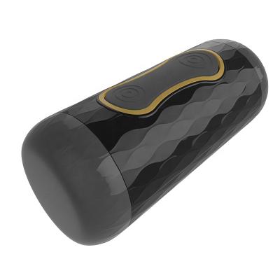 Best Space Capsule Masturbator Dual Channel Artificial Vagina Cup Pocket Pussy Sucking  Male Sex