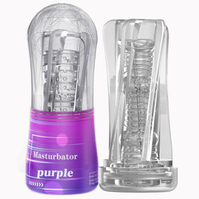 Crystal Realistic Artificial Vagina Real Pocket Pussy   Male Masturbator For Man