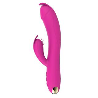 Dildo Rabbit Vibrator For Women Dual Vibration Silicone Female Masturbator Vagina Clitoris Massager