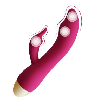 Female Masturbator Finger Vagina Massage Clitoris Stimulator Rabbit Double Vibrating Dildo G Spot Vibrator  For Women