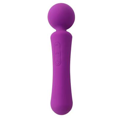 G Spot Vibrating Dildo Av Wand Vibrator Dual Motors Vibrators Clitoris Stimulator Vaginal Massager  For Woman