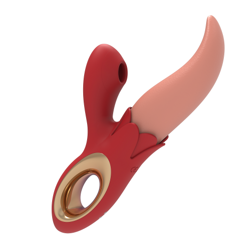 Hot Sale Realistic Tongue Licking Sucking Vibrators  G Spot Female Masturbation Clitoris Stimulator For Woman
