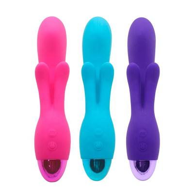 Rechargeable Waterproof Vaginal Masturbation Female  Silicone G-spot Rabbit Vibrator For Women