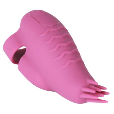 Women G Spot Orgasm Massage Clitoris Stimulator Vibrating Finger Sleeve Vibrator