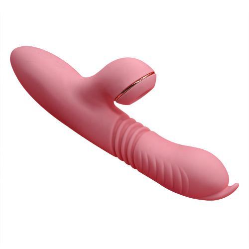 Telescopic Clitoral G Spot Sucker Sucking Dildo Warm Up Vibrators For Female Orgasm