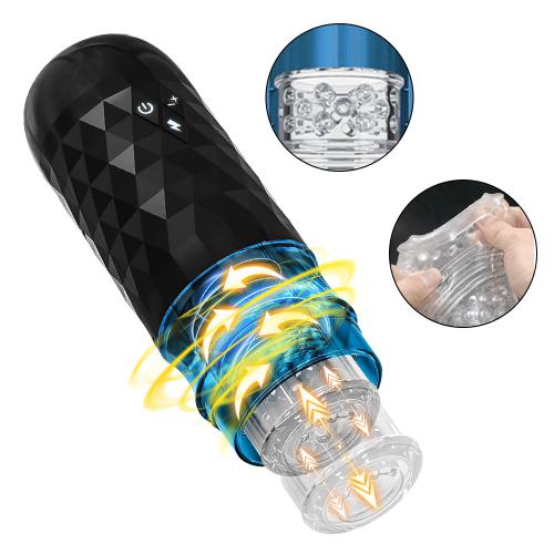 Sex  Automatic Telescopic Rotation Masturbation Cup Men Male Vagina Pussy Masturbator For Man