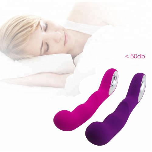 Usb Rechargeable Silicone Wand Av Vibrator Dildo Multi-speed  For Women