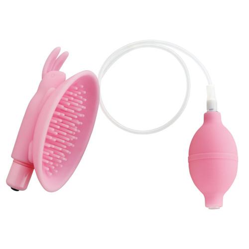Vibrating Clitoral Pump Rabbit Vibrator Clit Sucker Vibe Vagina Pussy Clitoris  For Women
